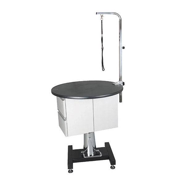 Hydraulic Lifting Grooming Table ກັບຕູ້