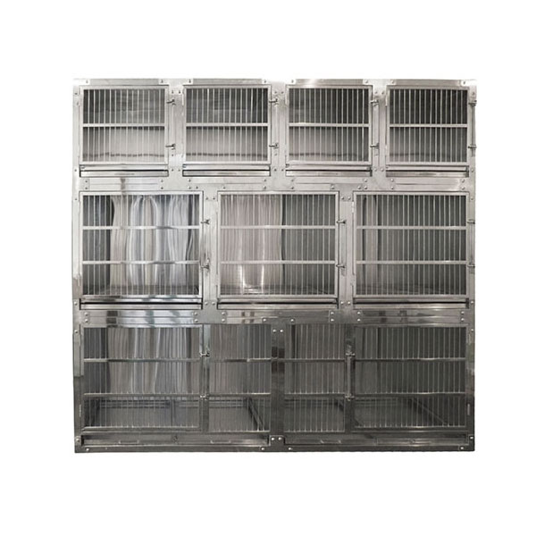 ມຸມຂວາສະແຕນເລດ Cage Pet